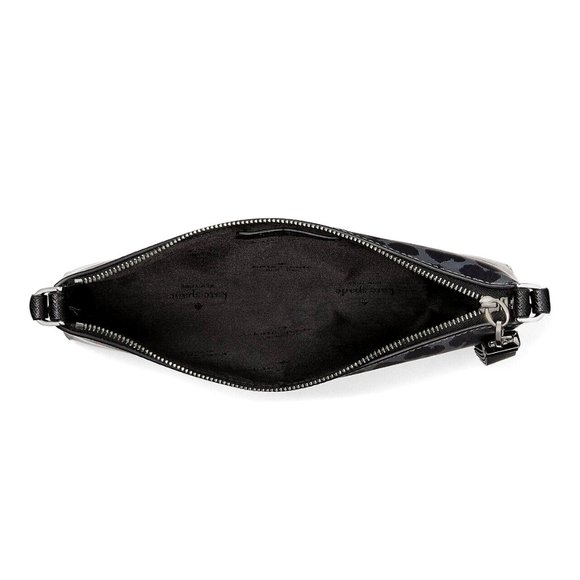 New Kate Spade Sadie Crossbody Animal Print Saffiano Grey Multi - Picture 3 of 4